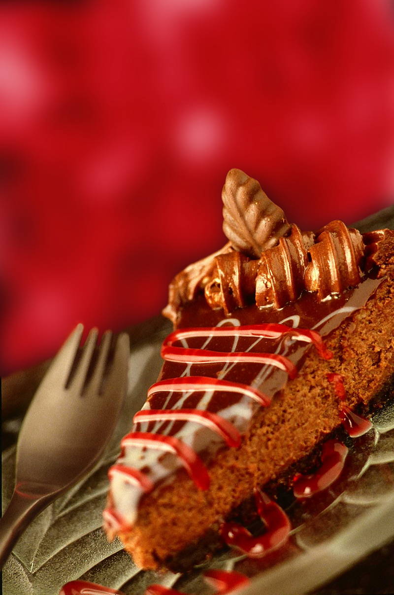 Delicious cheesecake and caramel treat. Stock Photography Free for Commercial Use.